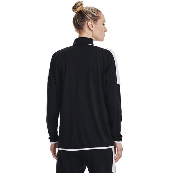 Under Armour Women Rival Knit 1/2 Turtleneck Jacket 1326774-001 Black Size Small - Picture 3 of 5